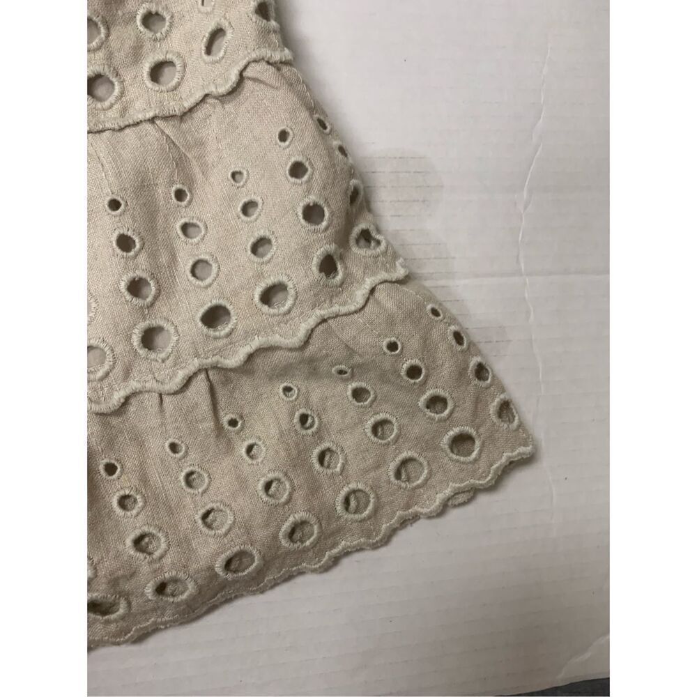 Ladies Eyelet Patterned Dress - Picture 3 of 10